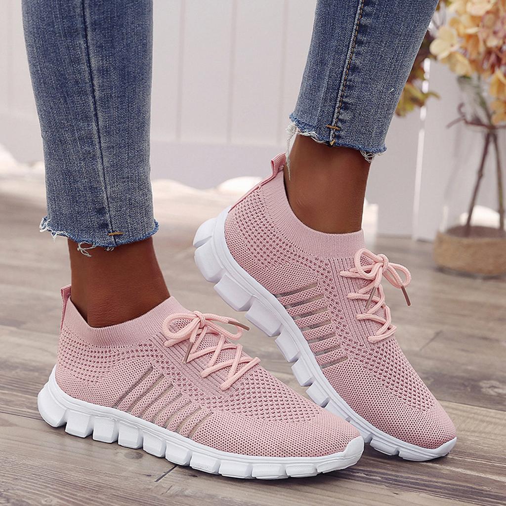 Letvægts Net Sneakers Til Dame