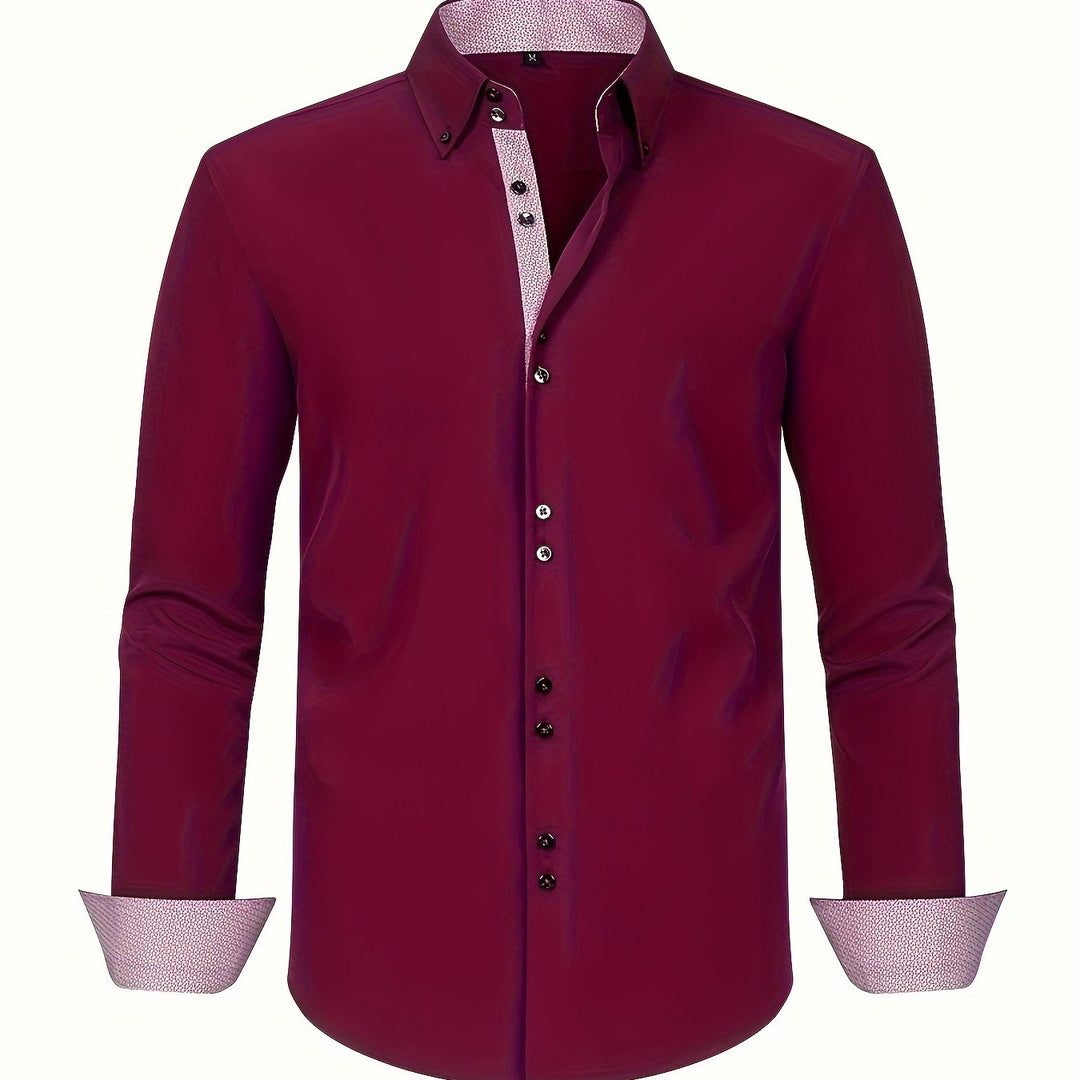 Men's Shirt With Long Sleeves