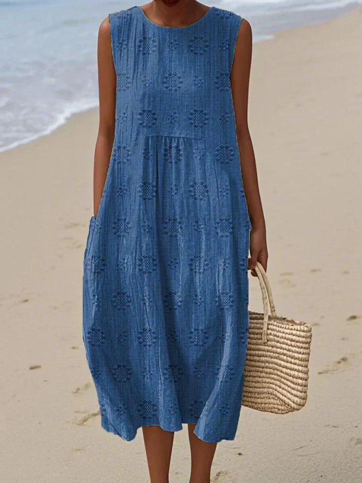 Sleeveless Dress with Pockets for Women