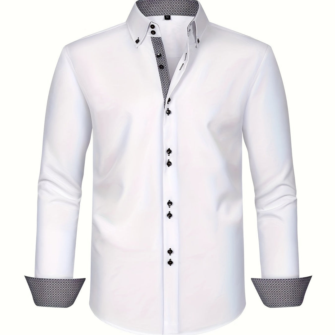 Men's Shirt With Long Sleeves