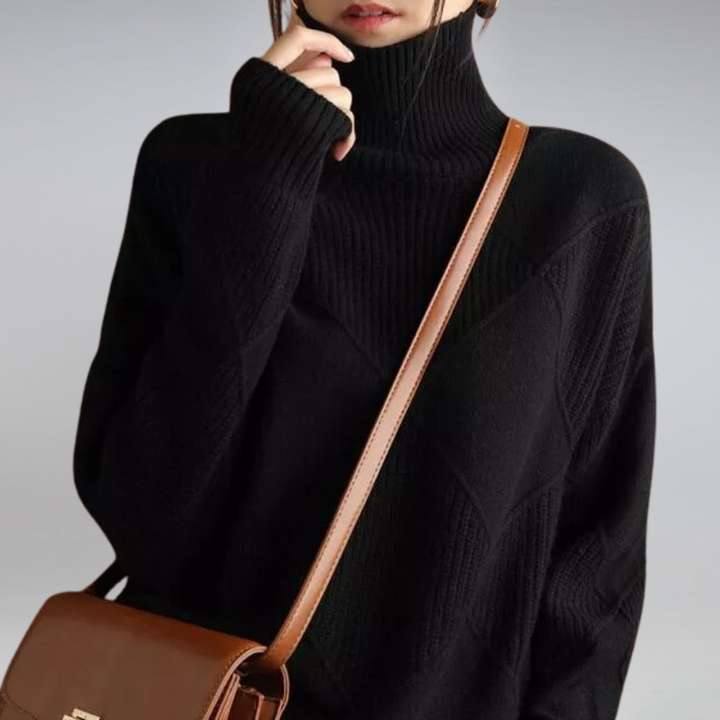 Women's Turtleneck Knit Sweater