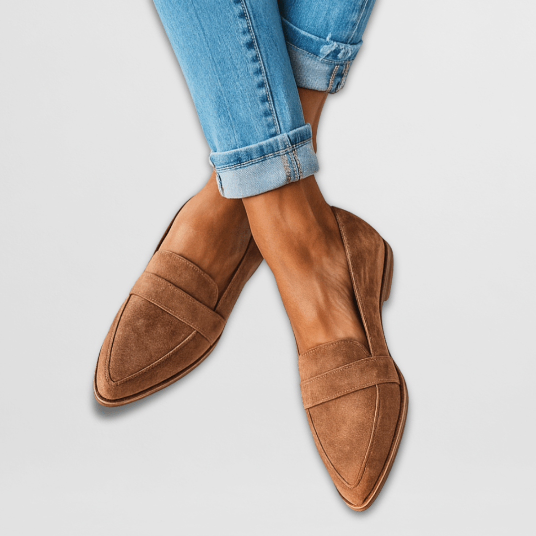 Bløde Suede Loafers til Kvinder