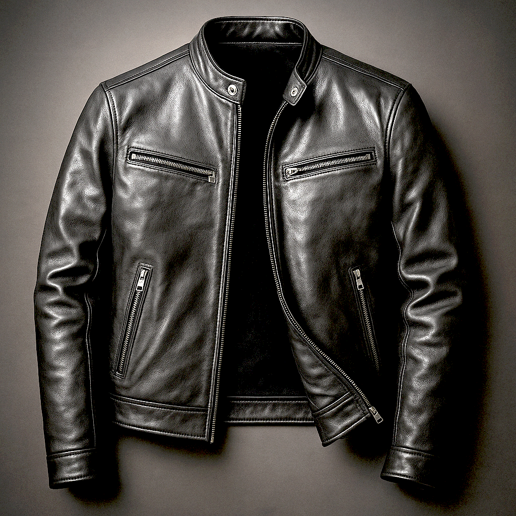 Vintage leather jacket for men