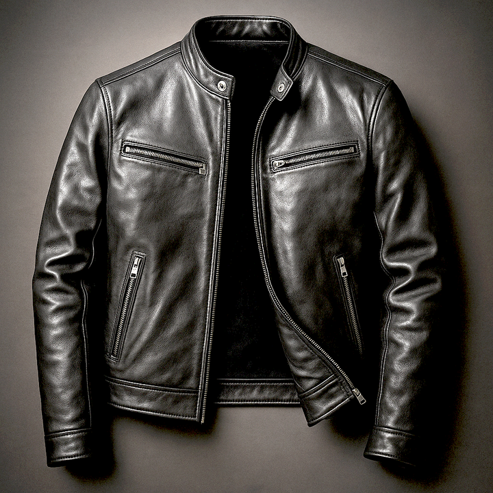Vintage leather jacket for men