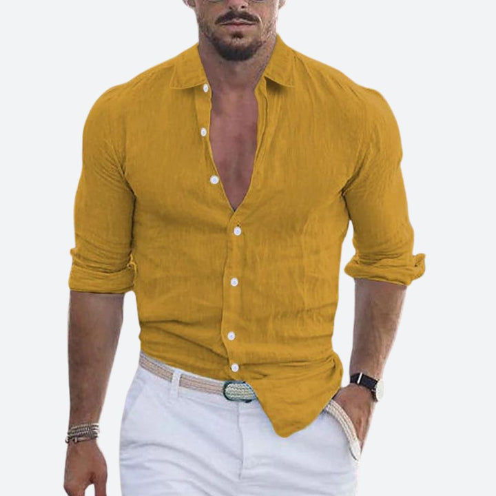 Long-sleeved casual shirt for men