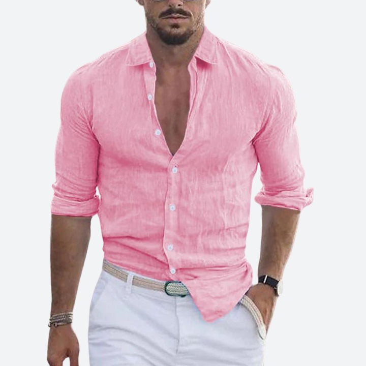 Long-sleeved casual shirt for men