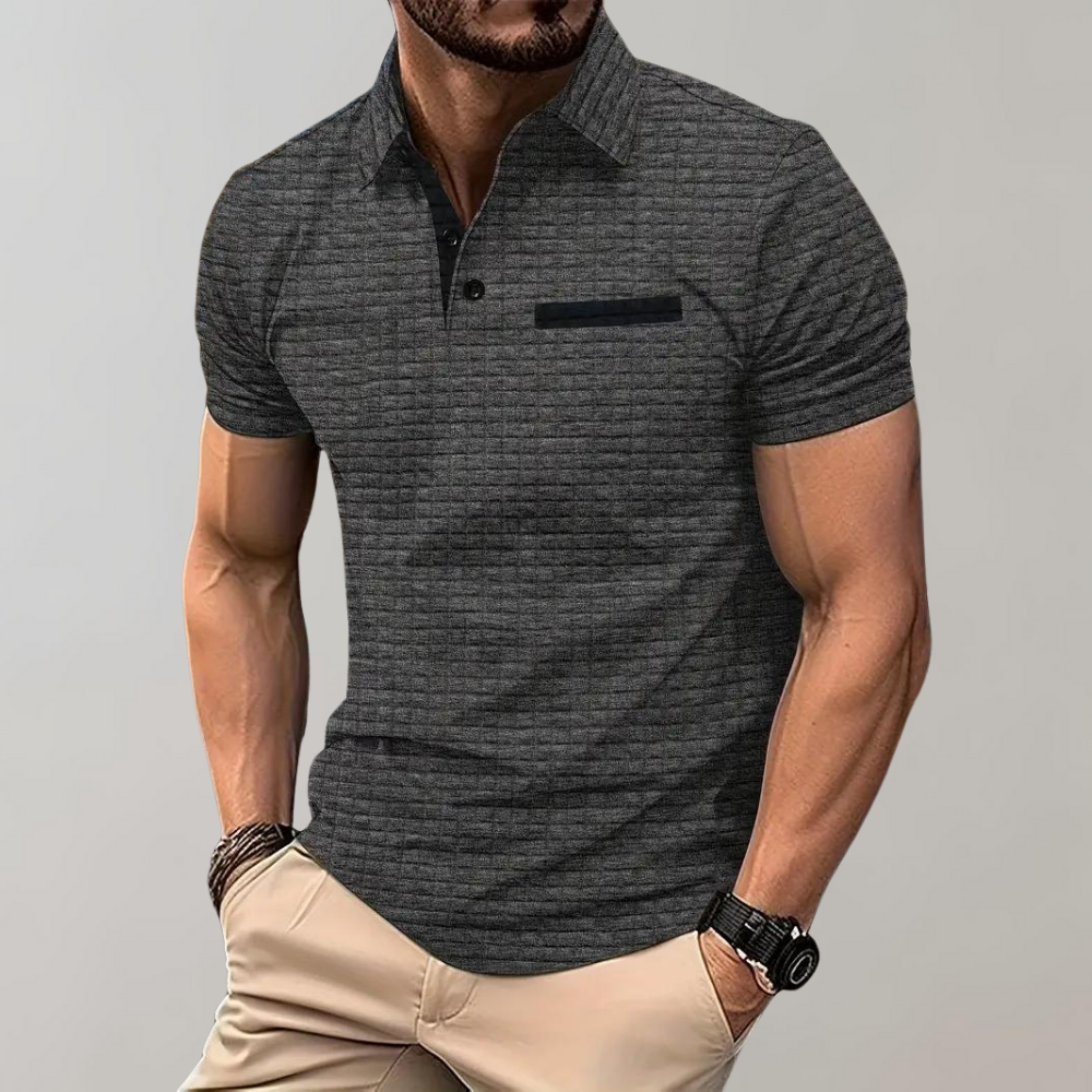 Blomstret Poloshirt til Herrer