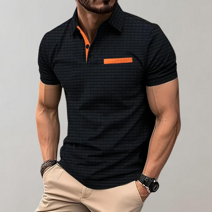 Blomstret Poloshirt til Herrer