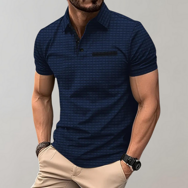 Blomstret Poloshirt til Herrer