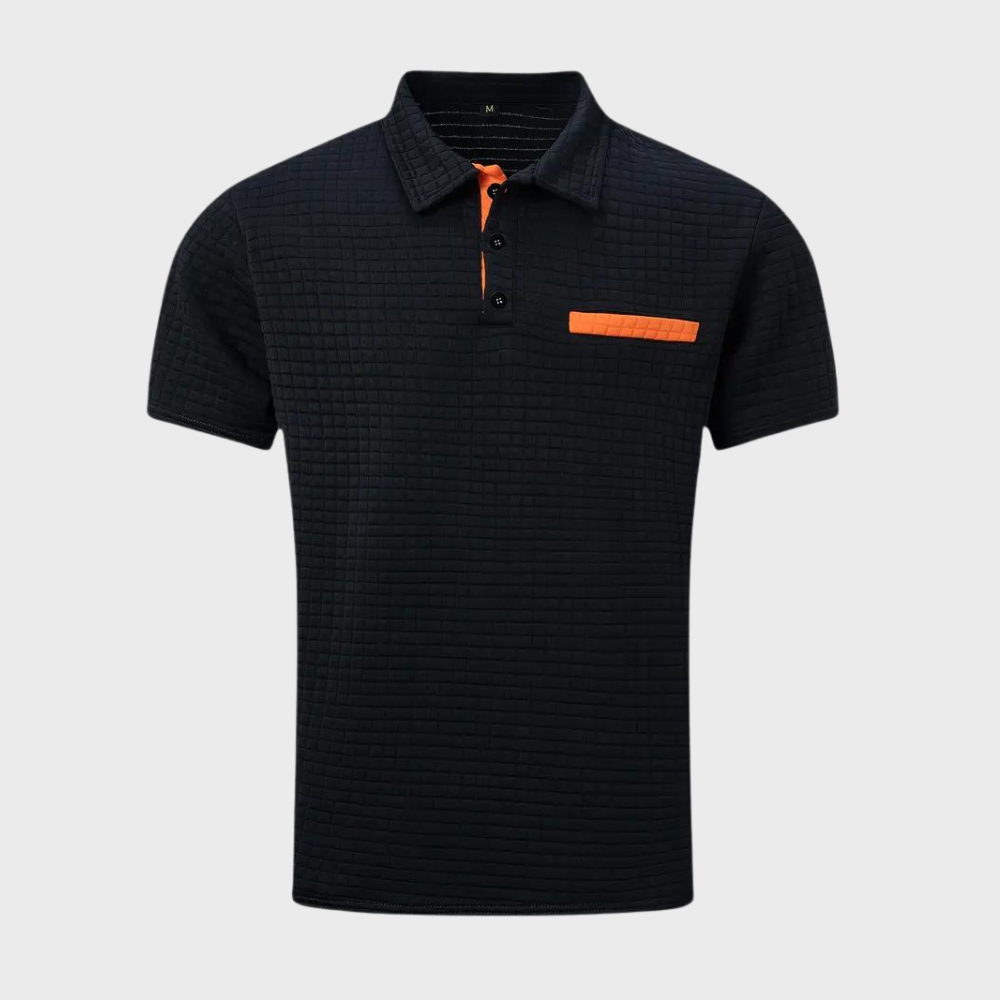 Blomstret Poloshirt til Herrer