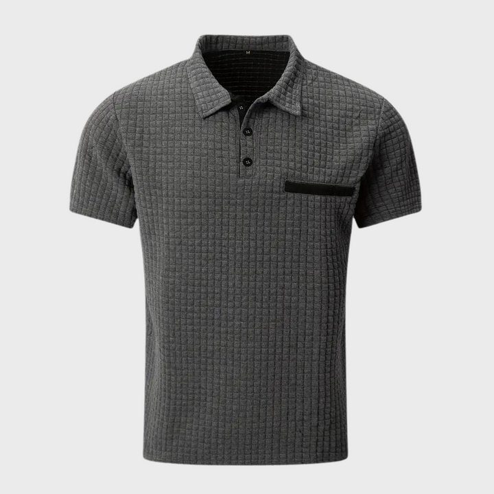 Blomstret Poloshirt til Herrer