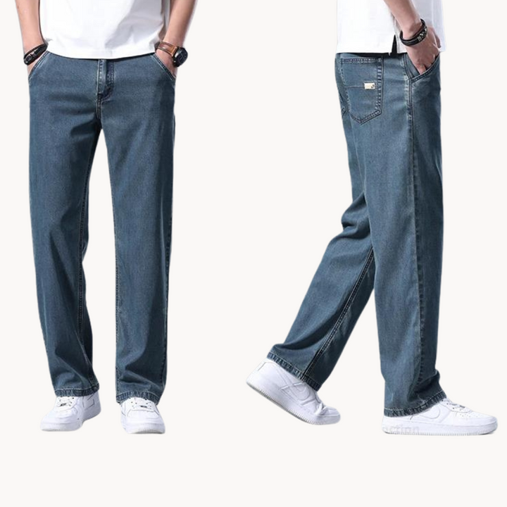 Herre denim jeans i klassisk pasform