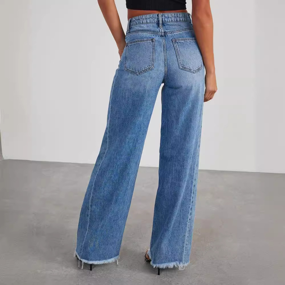 Højtaljede jeans dame