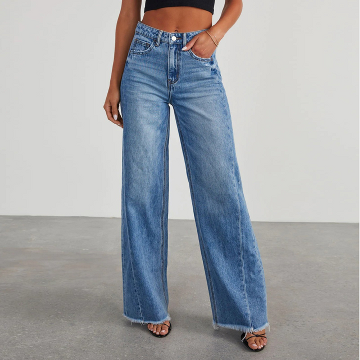 Højtaljede jeans dame