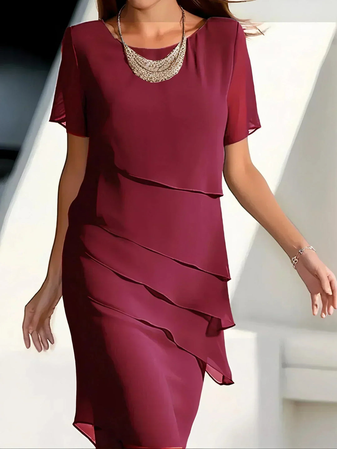 Short-Sleeve Dress for Women