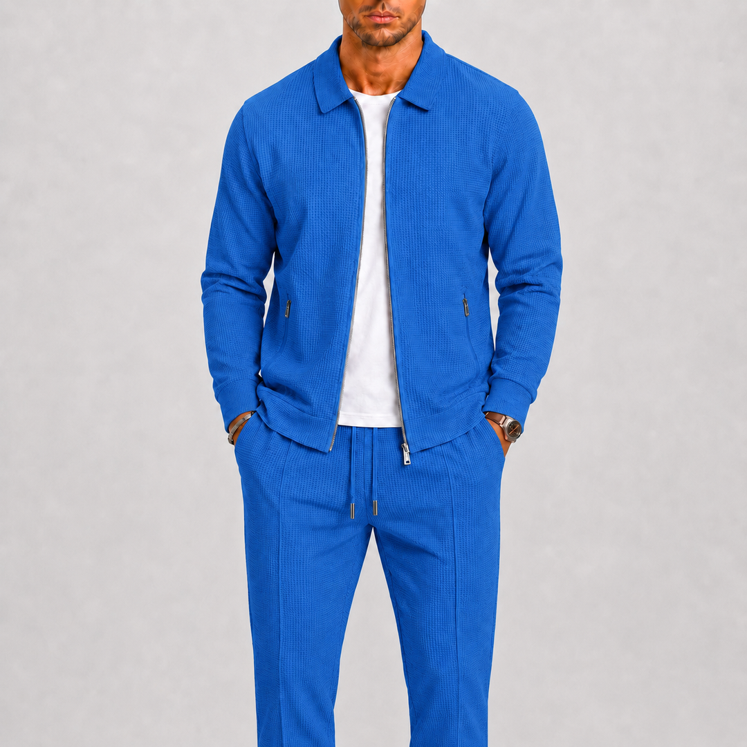 Modern Tracksuit with Matching Top and Pants for Men