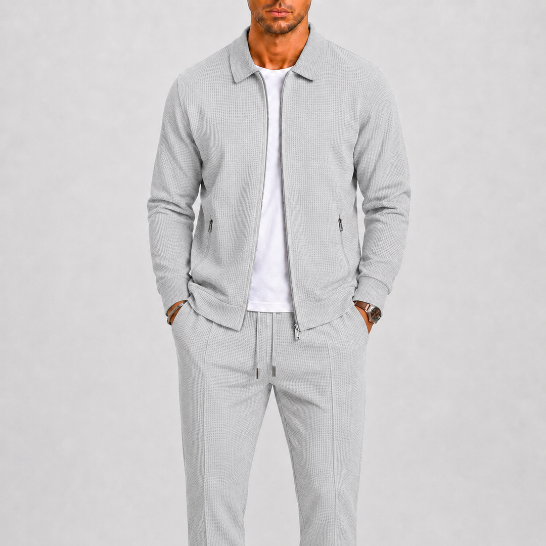 Modern Tracksuit with Matching Top and Pants for Men