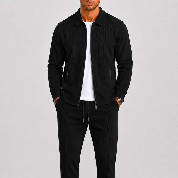 Modern Tracksuit with Matching Top and Pants for Men