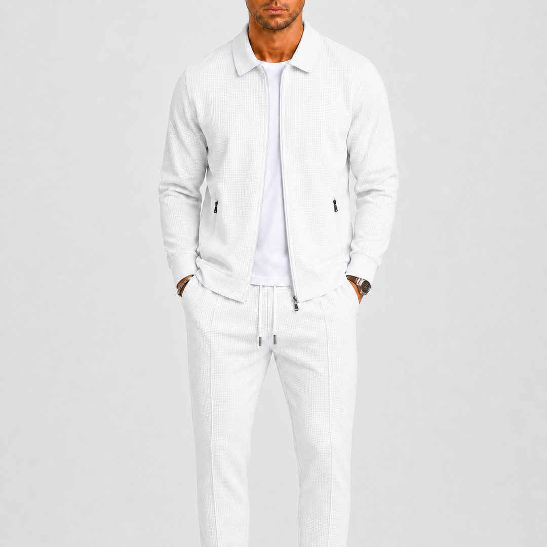 Modern Tracksuit with Matching Top and Pants for Men