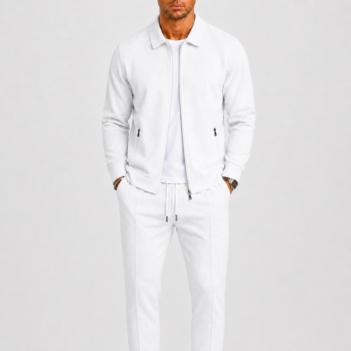 Modern Tracksuit with Matching Top and Pants for Men