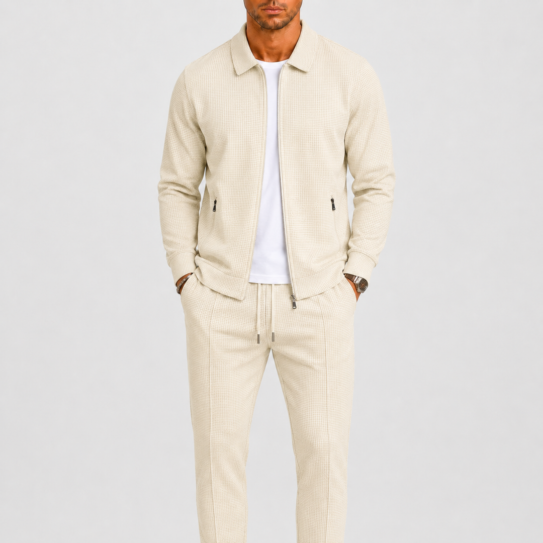 Modern Tracksuit with Matching Top and Pants for Men