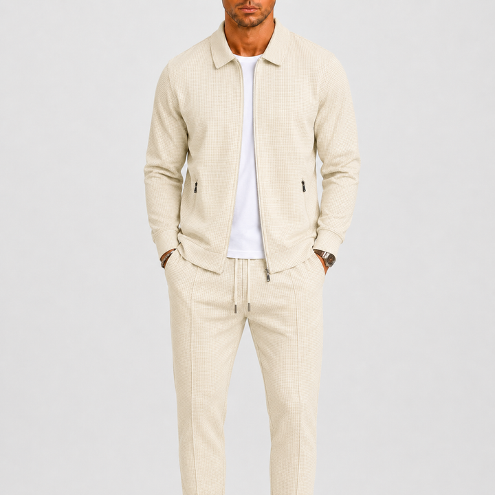 Modern Tracksuit with Matching Top and Pants for Men