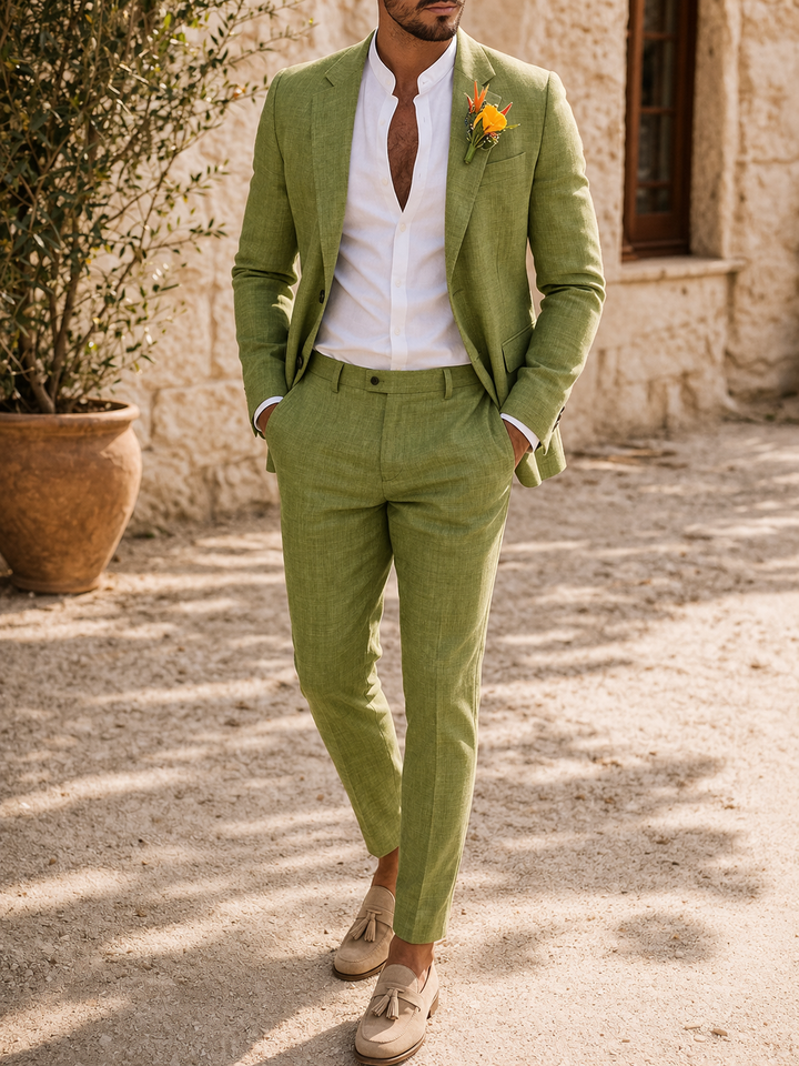 Tailored two-piece suit for men