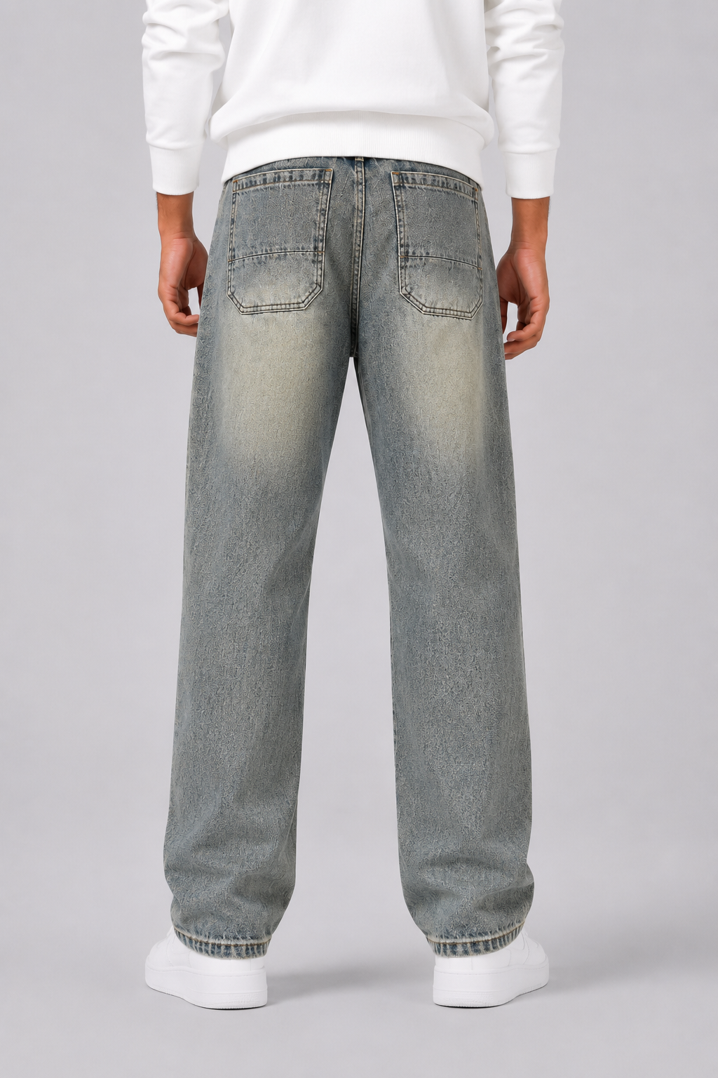 Herre denim jeans i afslappet pasform