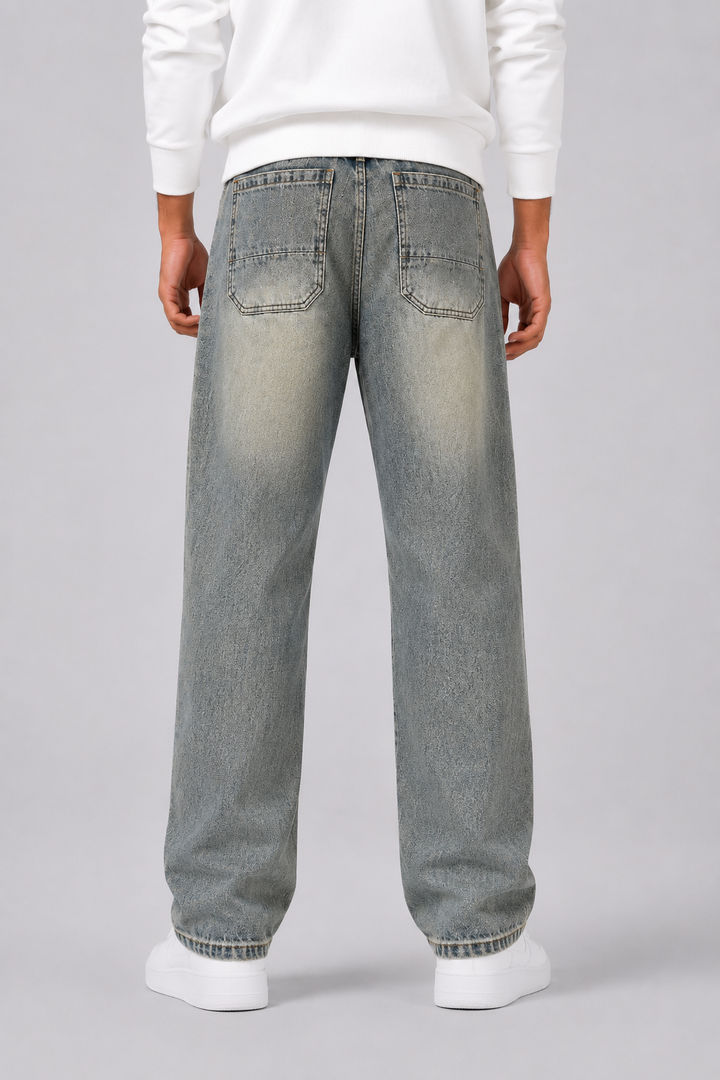 Herre denim jeans i afslappet pasform