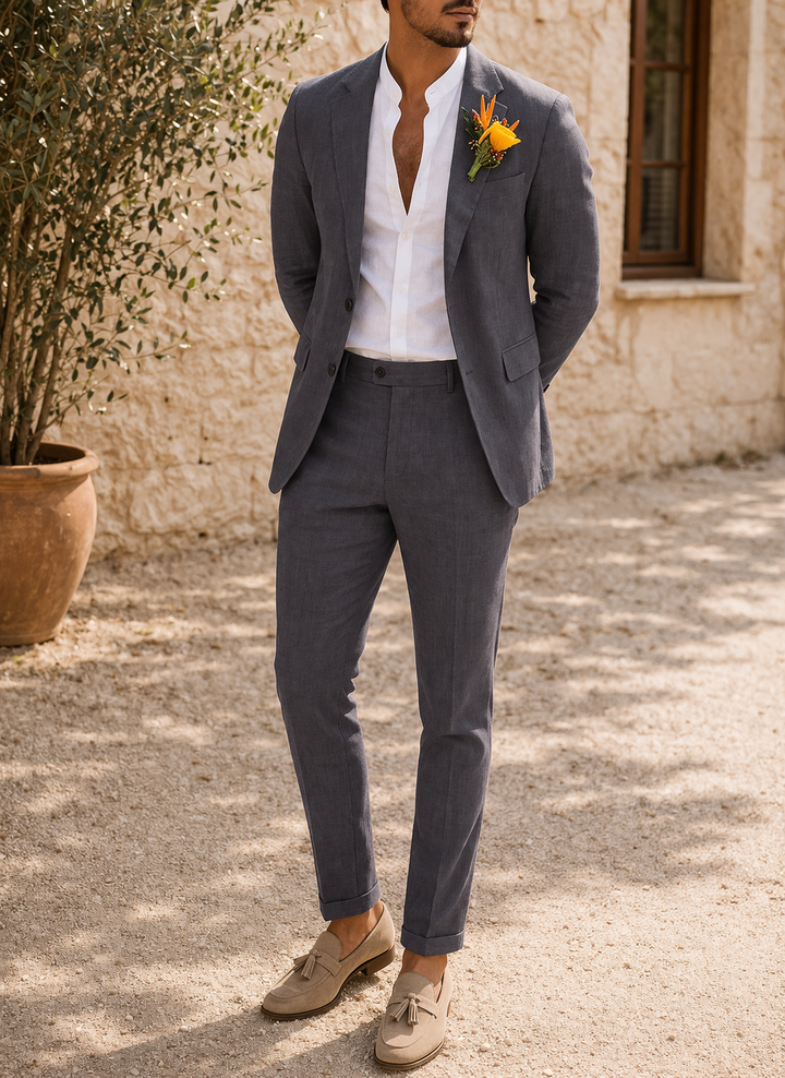 Tailored two-piece suit for men