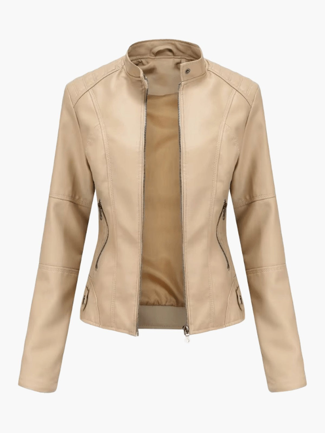 Leather jacket for women