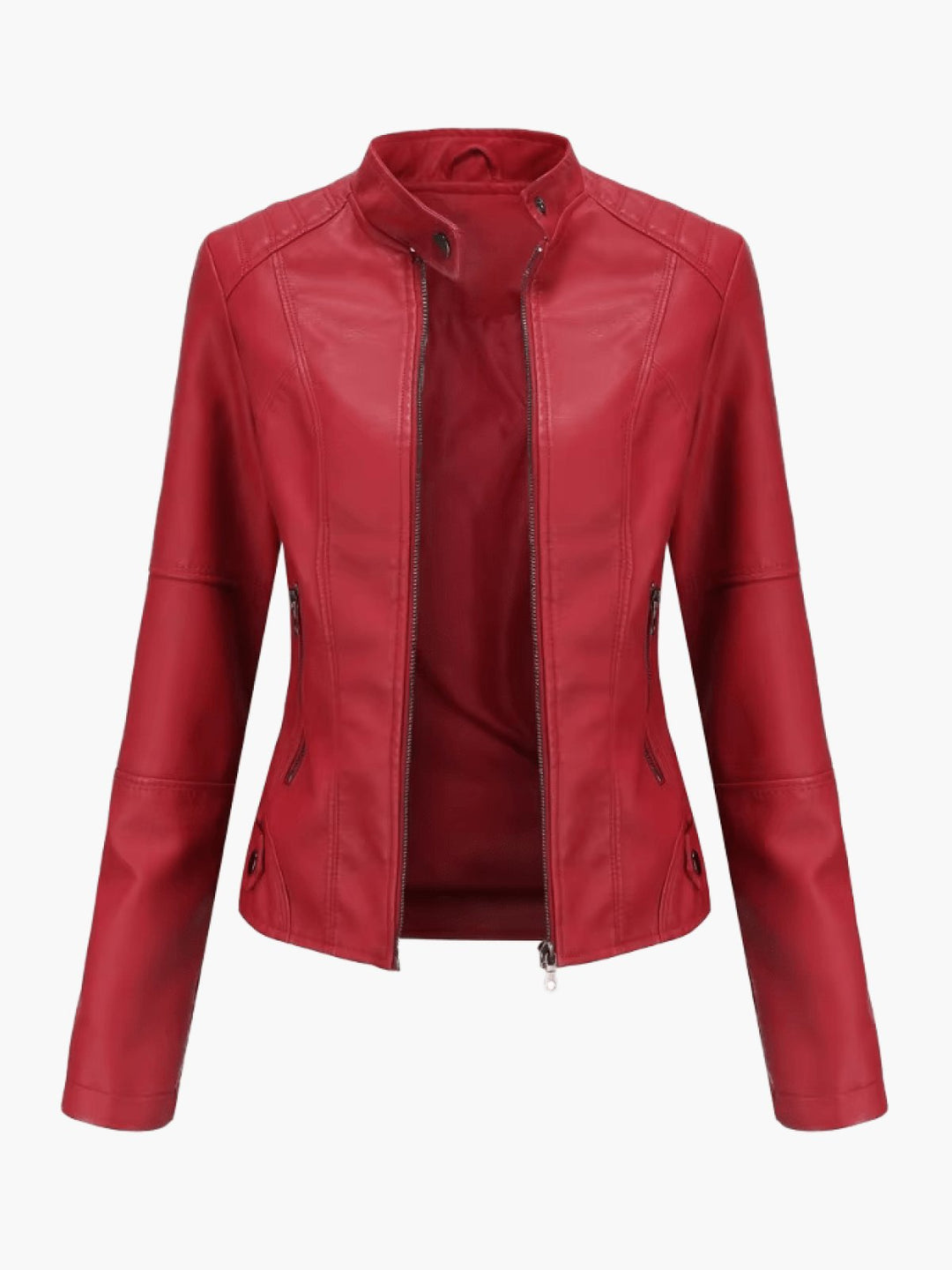 Leather jacket for women