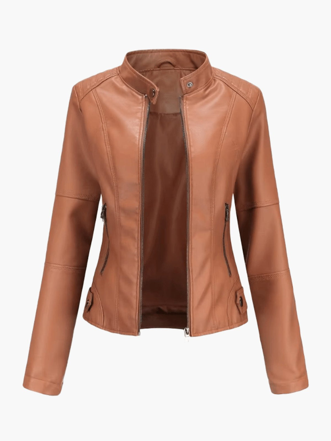 Leather jacket for women