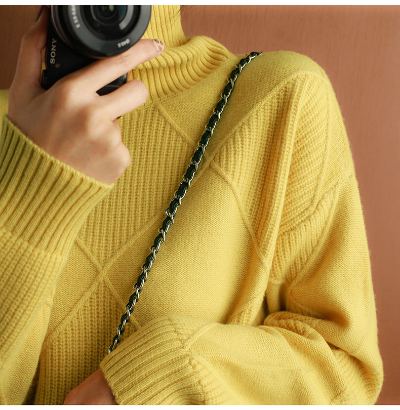 Women's Turtleneck Knit Sweater