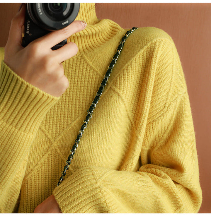 Women's Turtleneck Knit Sweater