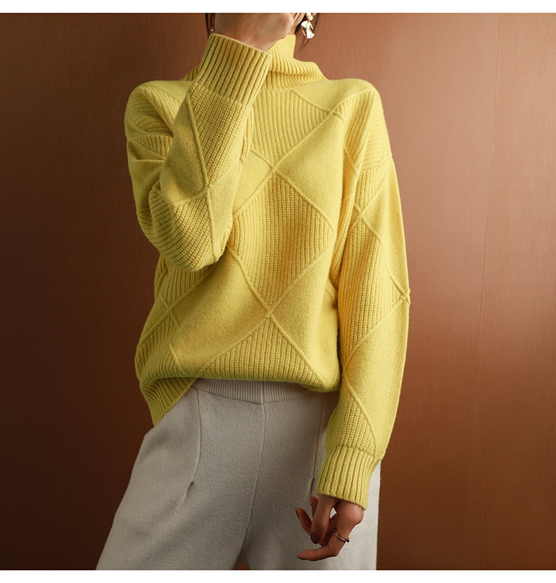 Women's Turtleneck Knit Sweater