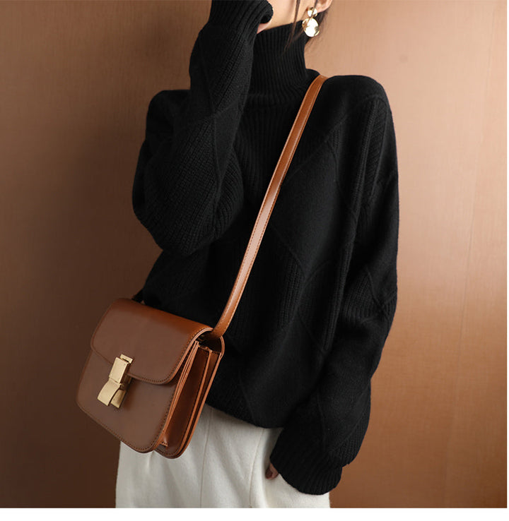 Women's Turtleneck Knit Sweater