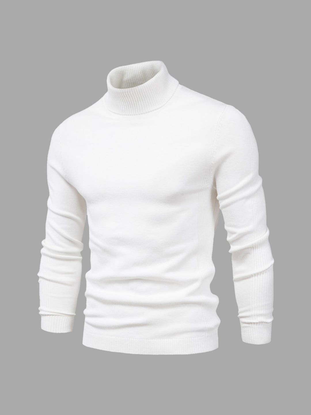 Slim Fit Rullekrave Trøje Herre