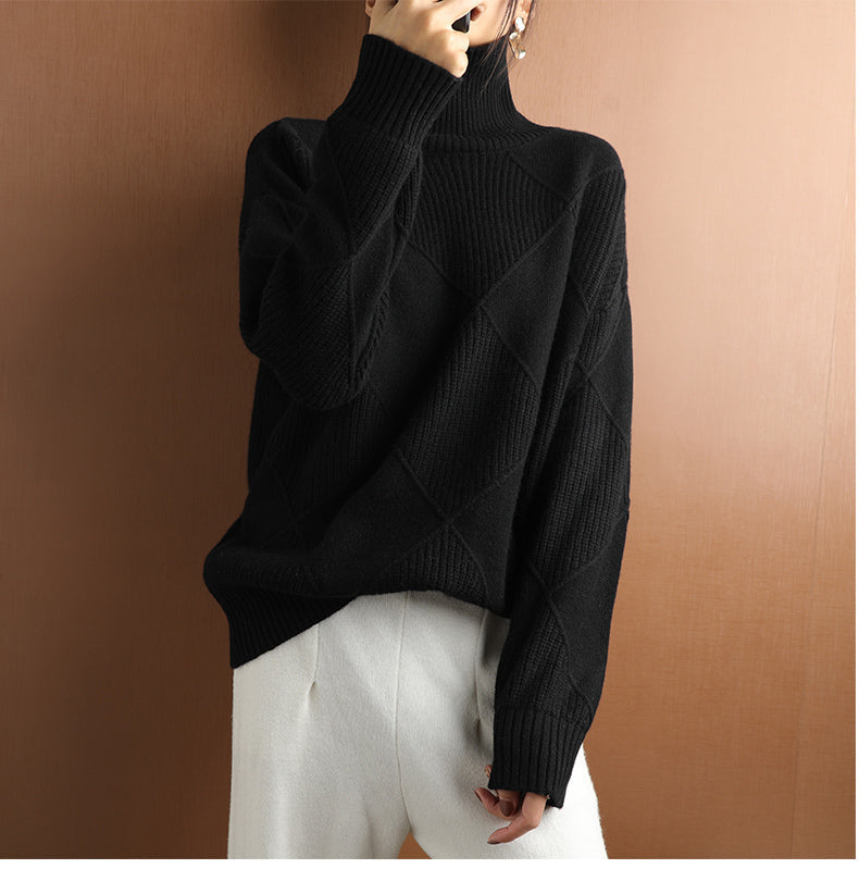 Women's Turtleneck Knit Sweater