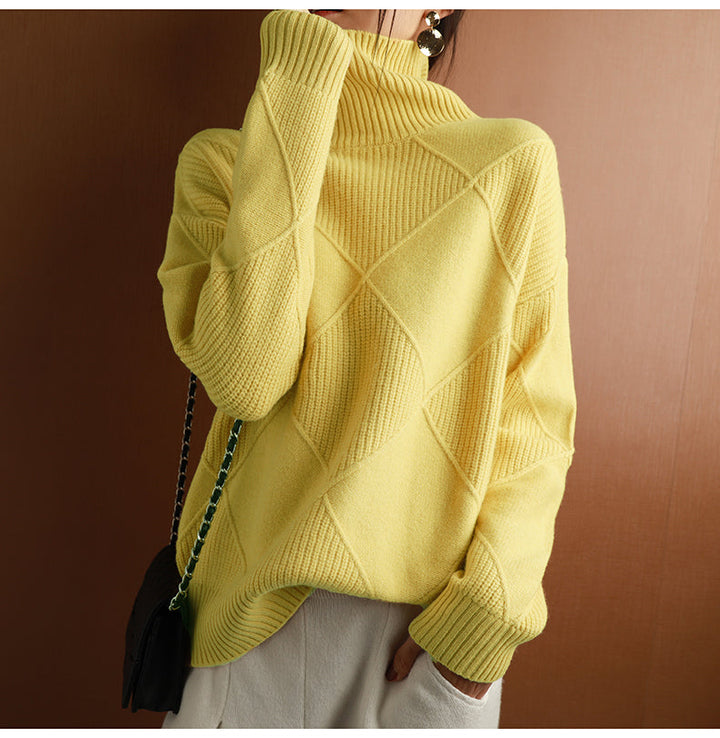 Women's Turtleneck Knit Sweater