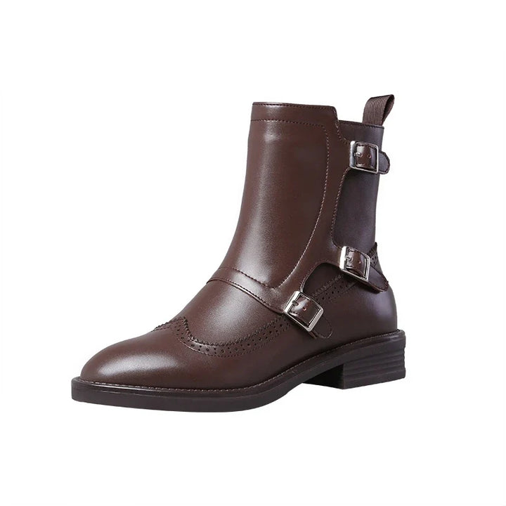 Women's Chelsea Boots with Buckles