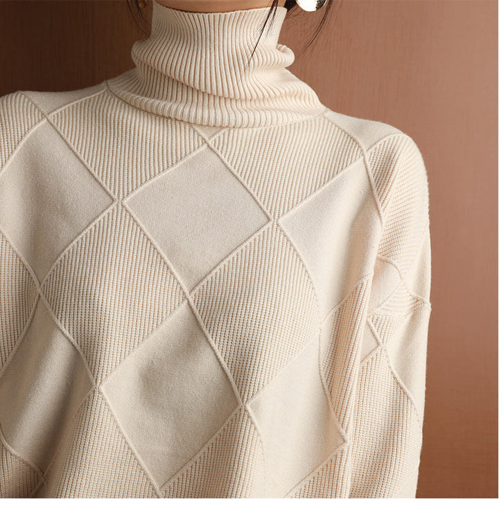 Women's Turtleneck Knit Sweater