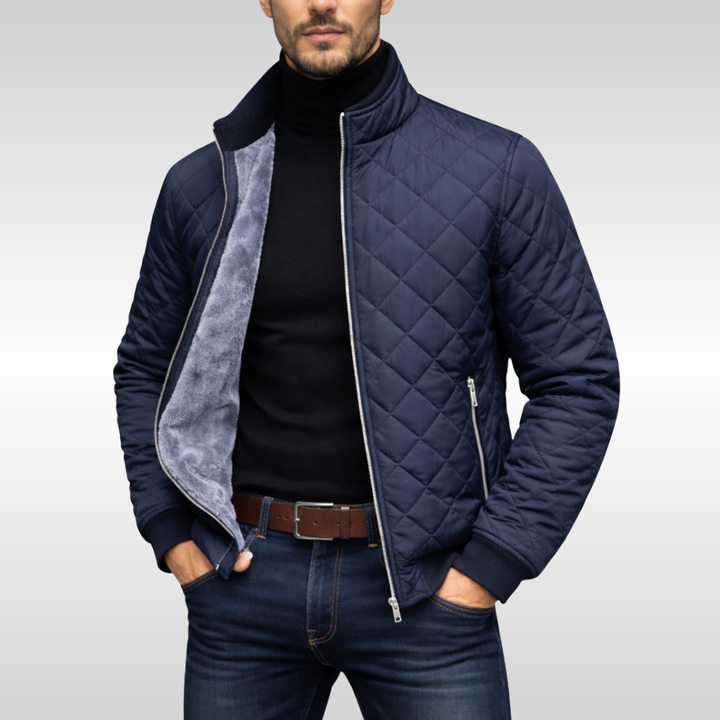 Classic warm winter jacket for men
