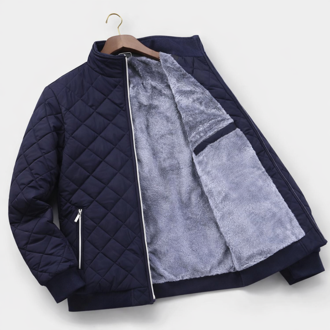 Classic warm winter jacket for men