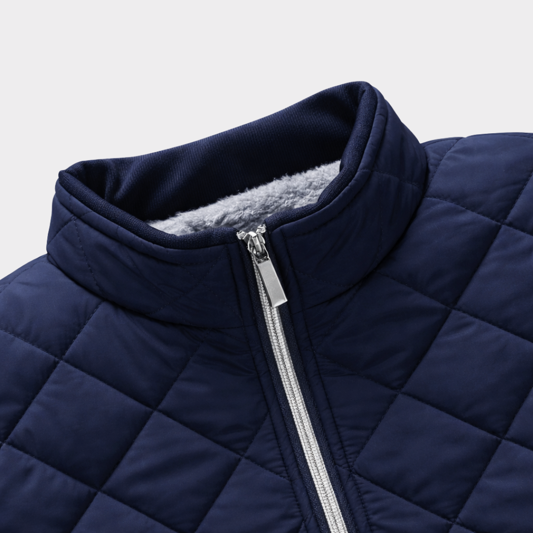 Classic warm winter jacket for men
