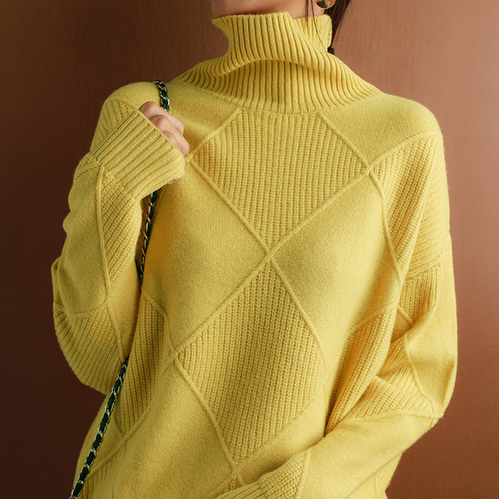 Women's Turtleneck Knit Sweater
