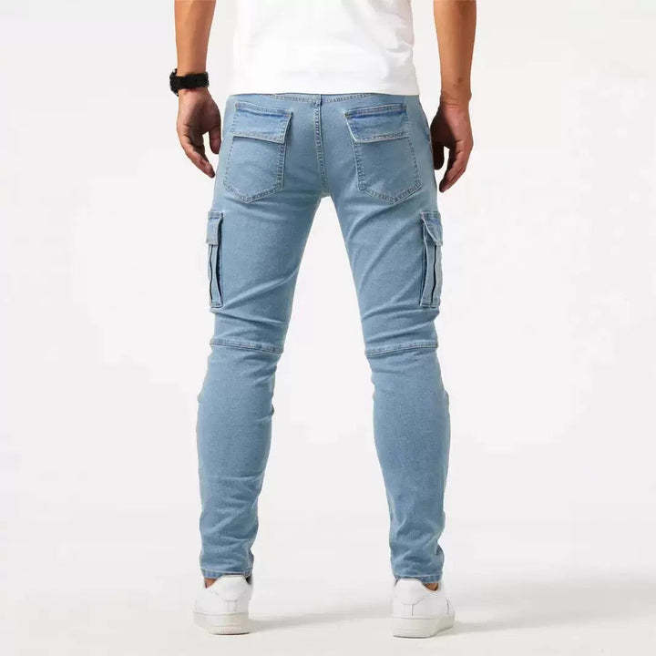 Slim Fit Cargo Bukser Til Herre
