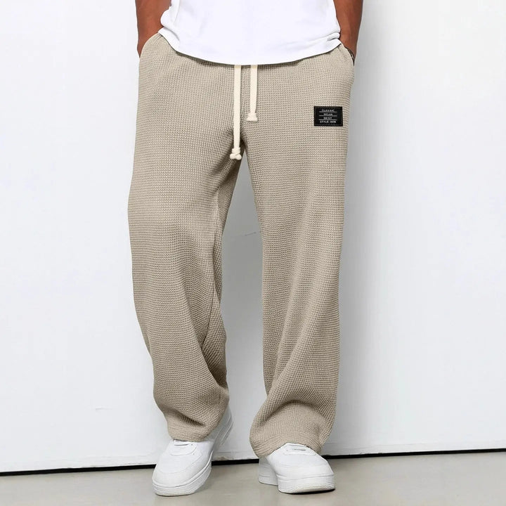 Men’s waffle-knit jogger pants