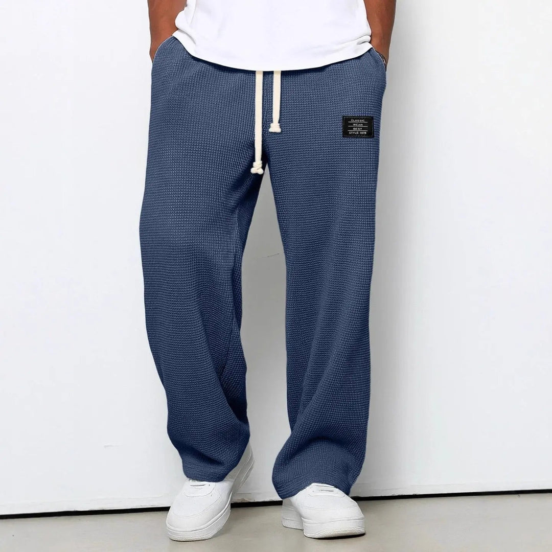 Men’s waffle-knit jogger pants