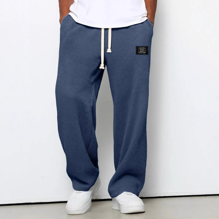 Men’s waffle-knit jogger pants